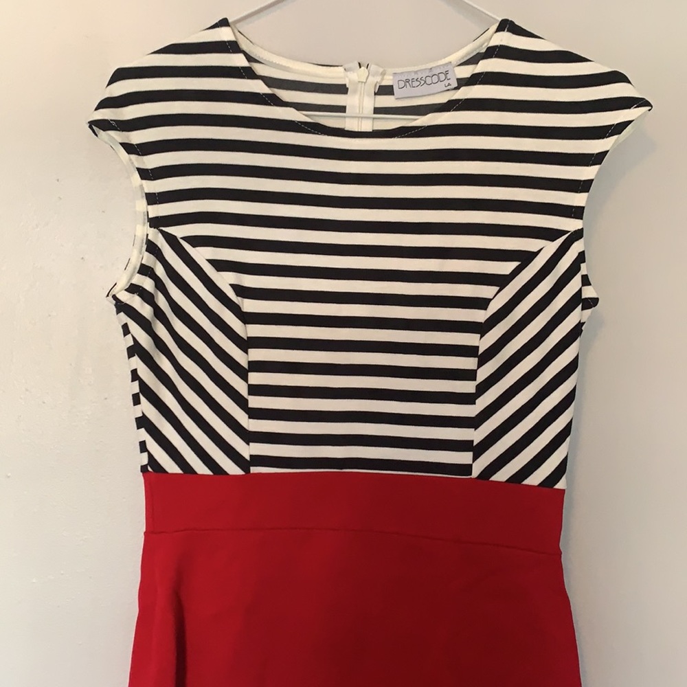 Retro Striped Dress